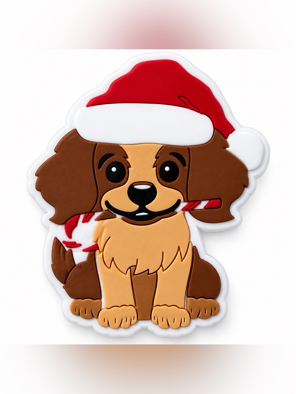 Bogg Bag Bogg Bits Holiday Puppy Santa Hat Christmas Bag Charm nib